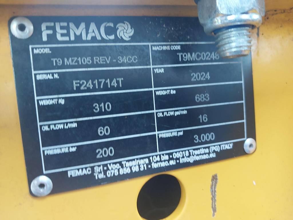 Femac T9-MZ105 hydraulische klepelmaaier CW10 Overige componenten