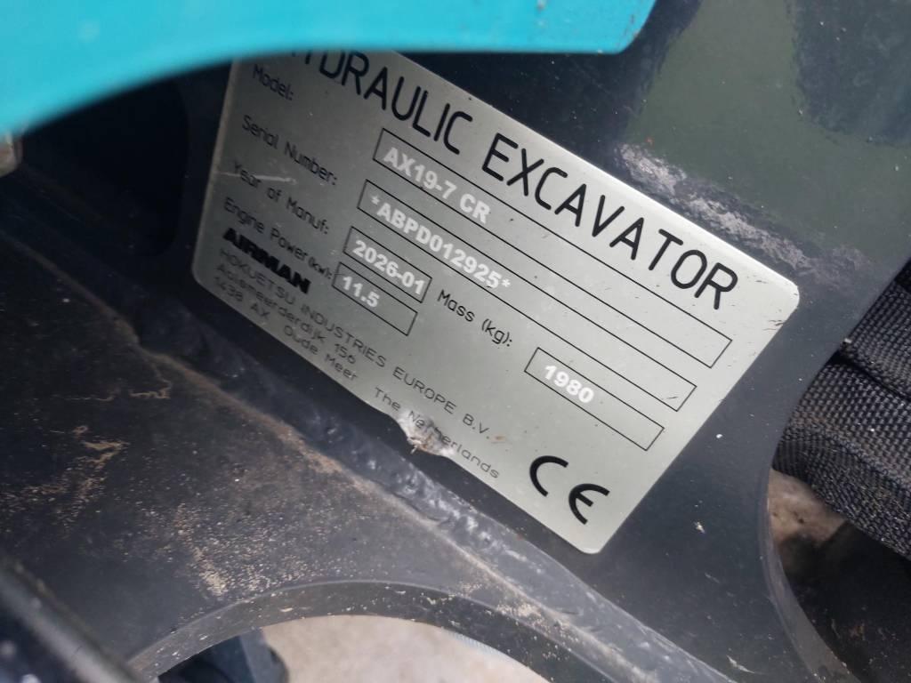 Airman AX19-7 Minigraafmachines < 7t