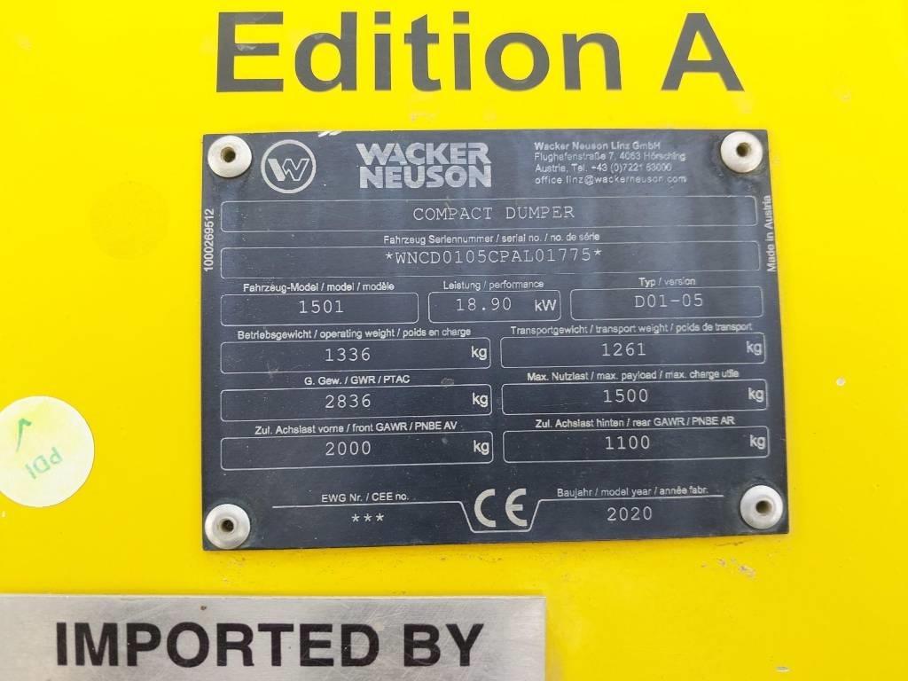 Wacker Neuson 1501 Hi-Tip Mini Dumpers