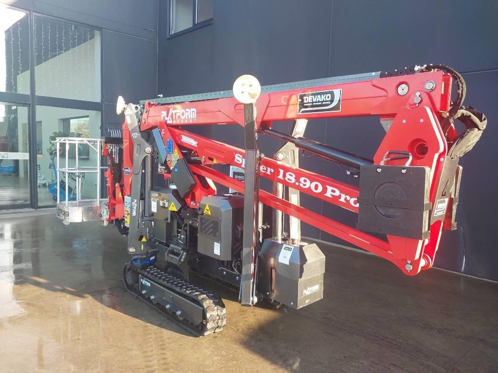 Platform Basket Spider 18.90 PRO Zelfrijdende knikarm hoogwerker