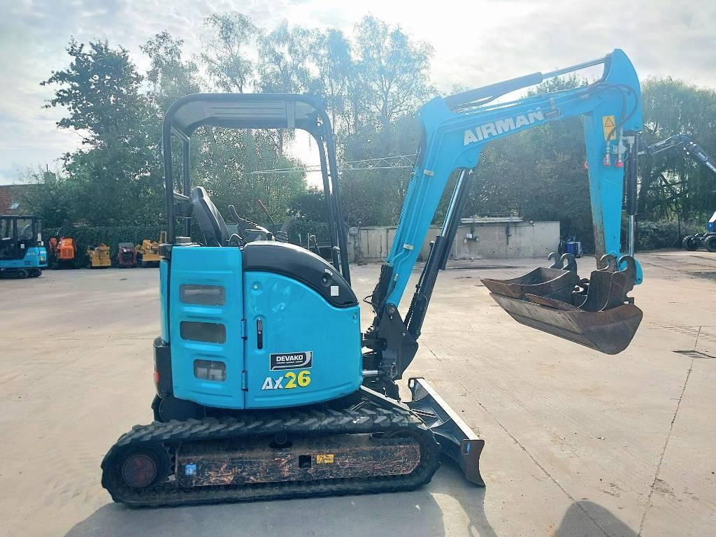 Airman AX26U-7 canopy Minigraafmachines < 7t