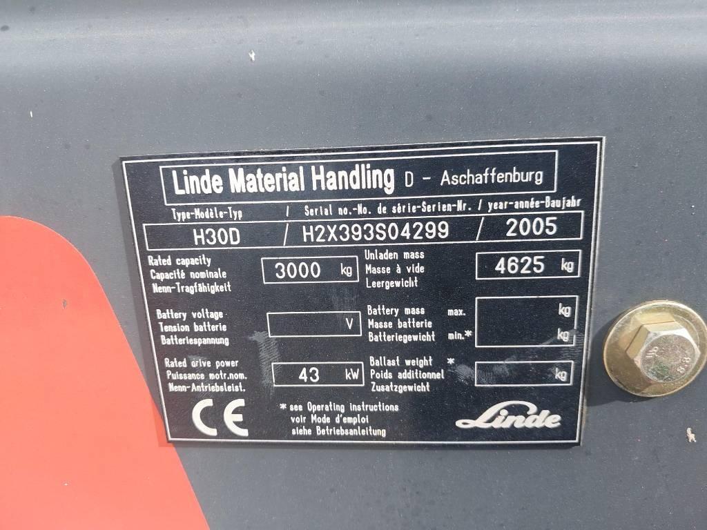 Linde H30D + WIFO kantelaar Diesel heftrucks