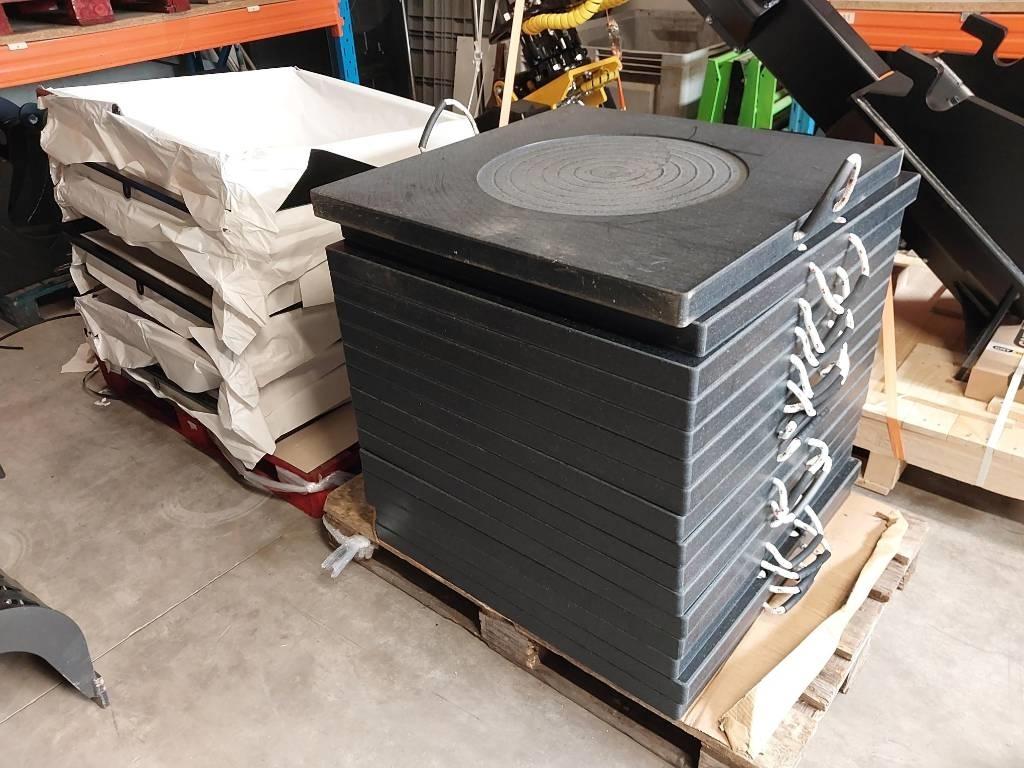 Stempelplaten - Plaque de calage 800x800x50 Verreikers