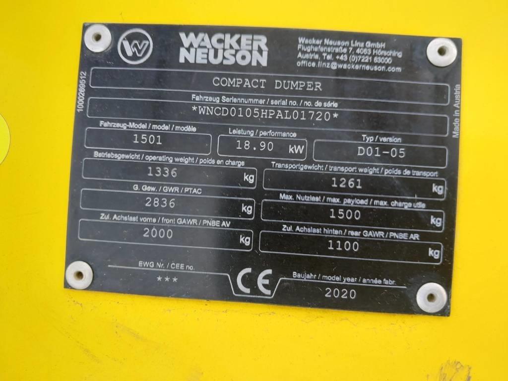 Wacker Neuson 1501 Hi-Tip Mini Dumpers