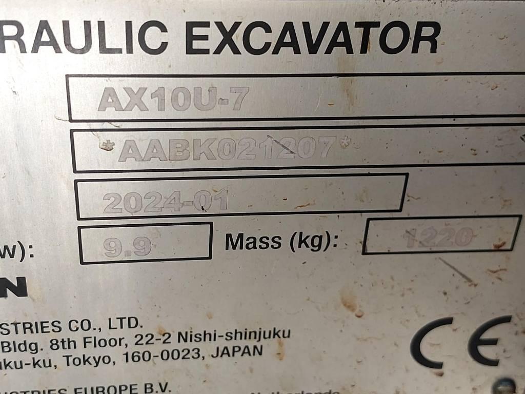 Airman AX10U-7 Deluxe Minigraafmachines < 7t