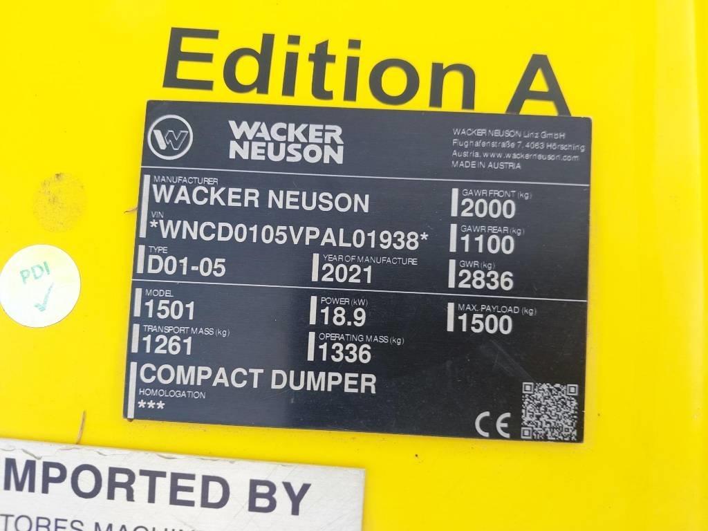 Wacker Neuson 1501 Hi-Tip Mini Dumpers