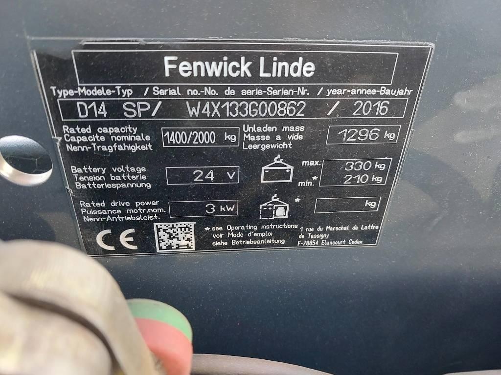 Linde D 14 SP (* NEW battery) Zelfrijdende stapelaars